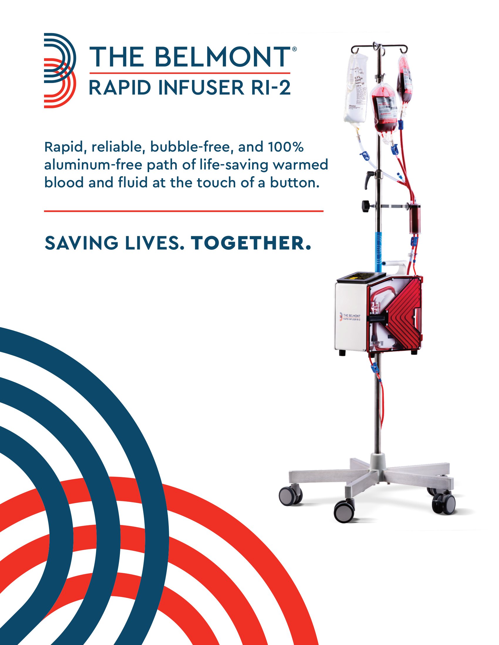 Rapid Infuser (RI2) Blood/IV Infusion Pump Belmont Medical